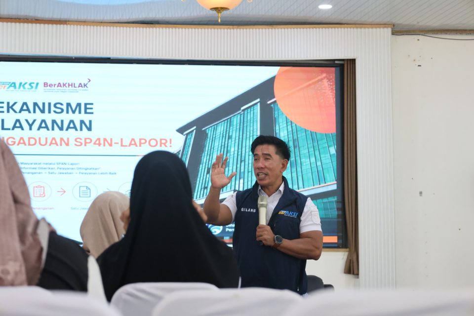 Diskominfosp Tanah Bumbu Gelar Monitoring dan Evaluasi SP4N LAPOR! untuk Admin Sekolah